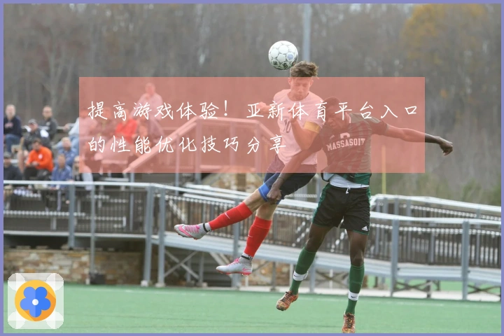 提高游戏体验!亚新体育平台入口的性能优化技巧分享